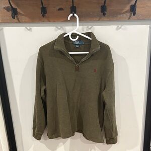 Polo Ralph Lauren Olive 1/4 Zip Pullover